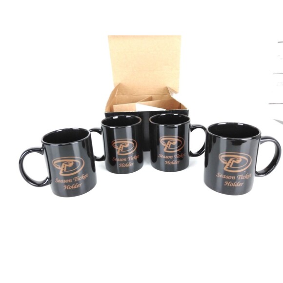 VTG Diamondbacks Arizona Rattlesnake Season Ticket Holder Coffee Cup Mug Set NEW - Picture 3 of 6